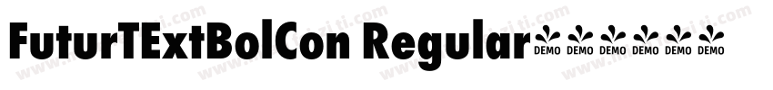 FuturTExtBolCon Regular字体转换